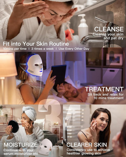 GlowBoost LED Facial Mask™